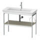 Duravit Console de lavabo White Tulip 98,4x45 cm, Me, bo, HTH droite, Tau satinée-1