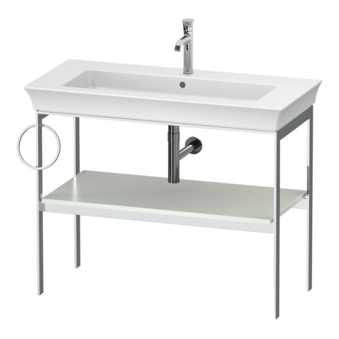 Duravit Console de lavabo White Tulip 98,4x45 cm, Me, bo, HTH gauche, blanc satiné