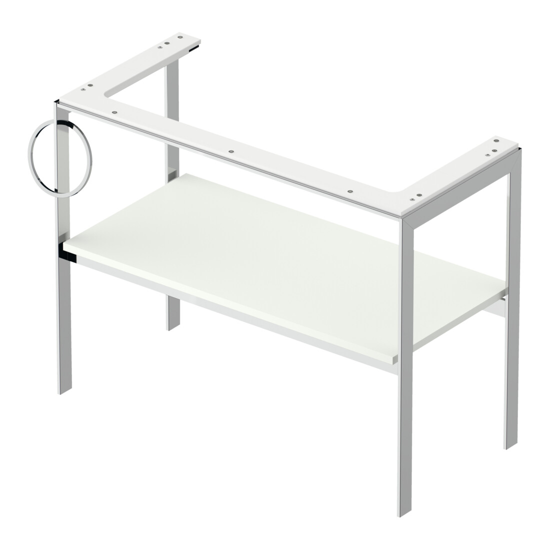 Duravit Console de lavabo White Tulip 98,4x45 cm, Me, bo, HTH gauche, blanc satiné