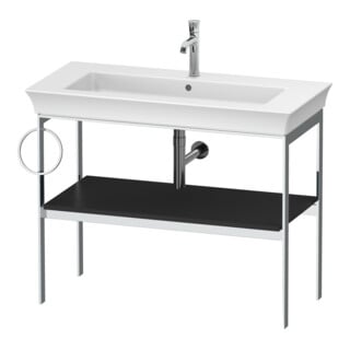 Duravit Console de lavabo White Tulip 98,4x45 cm, Me, bo, HTH gauche, graphite mat s-mat