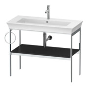 Duravit Console de lavabo White Tulip 98,4x45 cm, Me, bo, HTH gauche, graphite mat s-mat