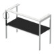 Duravit Console de lavabo White Tulip 98,4x45 cm, Me, bo, HTH gauche, graphite mat s-mat-4