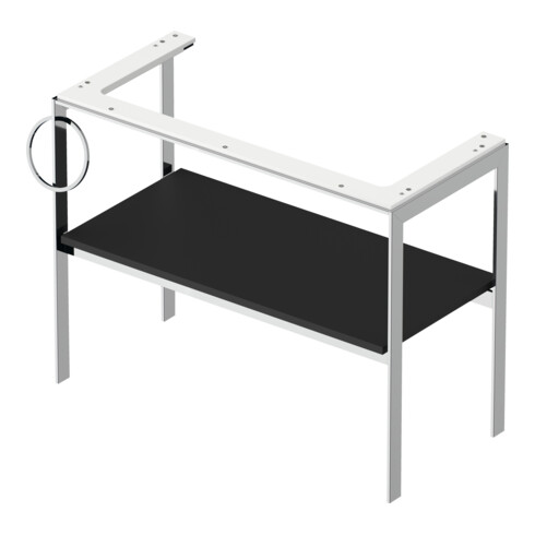 Duravit Console de lavabo White Tulip 98,4x45 cm, Me, bo, HTH gauche, graphite mat s-mat