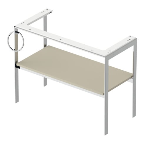 Duravit Console de lavabo White Tulip 98,4x45 cm, Me, bo, HTH gauche, Tau s-mat