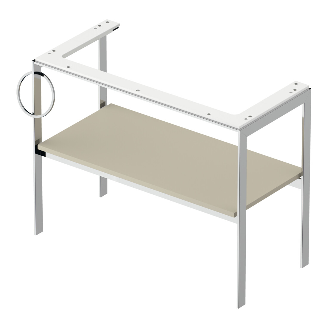 Duravit Console de lavabo White Tulip 98,4x45 cm, Me, bo, HTH gauche, Tau s-mat