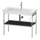 Duravit Console de lavabo White Tulip 98,4x45 cm, Me, bo, HTH re, graphite mat s-mât-1