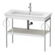 Duravit Console de lavabo White Tulip 98,4x45 cm, No w m, Me, 2 HTH, sur pied-1
