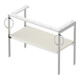 Duravit Console de lavabo White Tulip 98,4x45 cm, No w m, Me, 2 HTH, sur pied-5