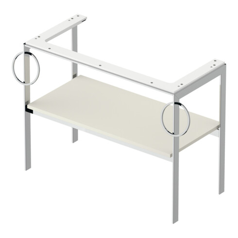 Duravit Console de lavabo White Tulip 98,4x45 cm, No w m, Me, 2 HTH, sur pied