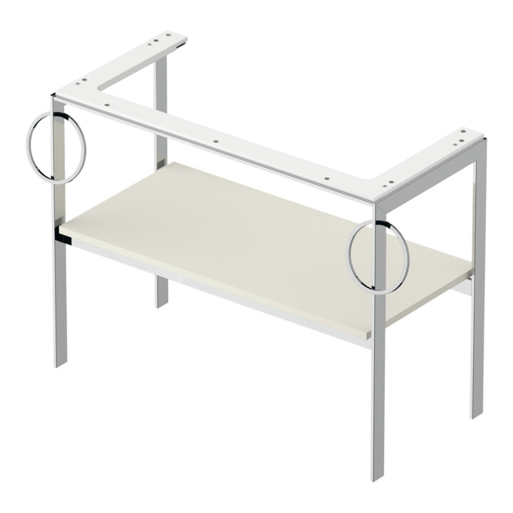 Duravit Console de lavabo White Tulip 98,4x45 cm, No w m, Me, 2 HTH, sur pied