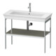 Duravit Console de lavabo White Tulip 98,4x45 cm, st-g s-mat, Mét., sur pied-1