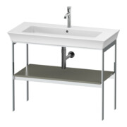 Duravit Console de lavabo White Tulip 98,4x45 cm, st-g s-mat, Mét., sur pied