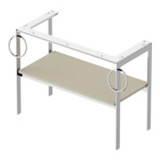 Duravit Console de lavabo White Tulip 98,4x45 cm, T m, Me, 2 HTH, sur pied-5