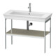 Duravit Console de lavabo White Tulip 98,4x45 cm, Tau mat, métal, sur pied-1