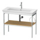 Duravit Console de lavabo White Tulip 98,4x45cm, Me, bo, HTH droite, Ei Nat mass.-1