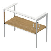 Duravit Console de lavabo White Tulip 98,4x45cm, Me, bo, HTH droite, Ei Nat mass.-2