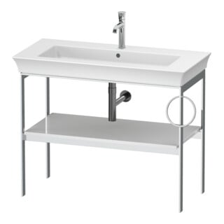 Duravit Console de lavabo White Tulip 98,4x45cm, Me, bo, porte-serviettes dr, blanc hgl