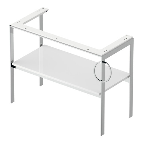 Duravit Console de lavabo White Tulip 98,4x45cm, Me, bo, porte-serviettes dr, blanc hgl