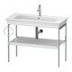 Duravit Console de lavabo White Tulip 98,4x45cm, Me, bo, porte-serviettes gauche, blanc brillant-1