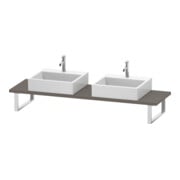 Duravit Console DuraStyle 80-200x48cm, 2 p., ép. 3cm, bas. ma