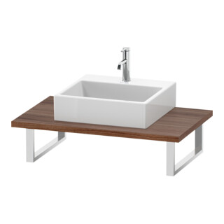 Duravit Console DuraStyle 80-200x55 cm, 1 AS, épaisseur 3 cm, noyer naturel