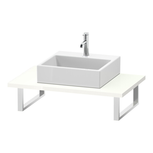 Duravit Console DuraStyle 80-200x55 cm, 1 trou robinet, ép. 3 cm, blanc brillant