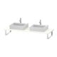 Duravit Console DuraStyle 80-200x55 cm, 2 pcs, ép. 3 cm, blanc brillant-1