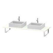 Duravit Console DuraStyle 80-200x55 cm, 2 pcs, ép. 3 cm, blanc brillant