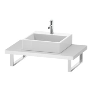 Duravit Console DuraStyle 80-200x55cm, 1 AS, Ép. 4,5cm, blanc mat