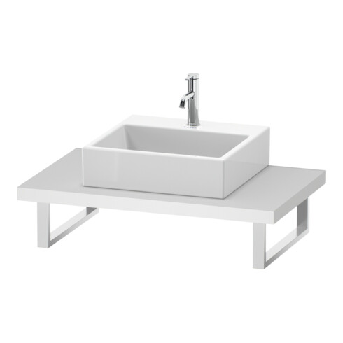 Duravit Console DuraStyle 80-200x55cm, 1 AS, Ép. 4,5cm, blanc mat
