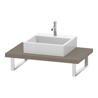 Duravit Console DuraStyle 80-200x55cm, 1 découpe, ép. 4,5cm, blanc