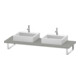 Duravit Console DuraStyle 80-200x55cm, 2 A., ép. 4,5cm, gris béton-1