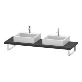 Duravit Console DuraStyle 80-200x55cm, 2 A., ép. 4,5cm, gris mat