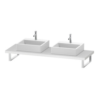 Duravit Console DuraStyle 80-200x55cm, 2 pces, ép. 4,5cm, blanc mat