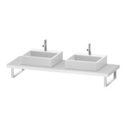 Duravit Console DuraStyle 80-200x55cm, 2 pces, ép. 4,5cm, blanc mat