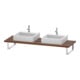 Duravit Console DuraStyle 80-200x55cm, 2 tiroirs, ép. 3cm, noyer naturel-1