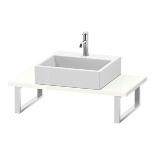 Duravit Console DuraStyle Compact 80-200x48cm, 1 AS, ép. 3cm, blanc brillant
