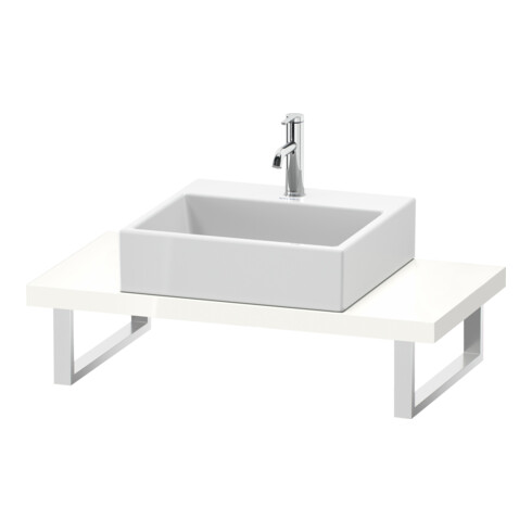 Duravit Console DuraStyle Compact 80-200x48cm, 1 AS, ép. 4,5cm, blanc brillant