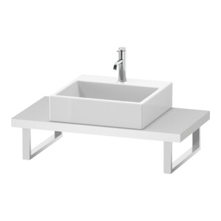 Duravit Console DuraStyle Compact 80-200x48cm, 1 AS, ép. 4,5cm, blanc mat