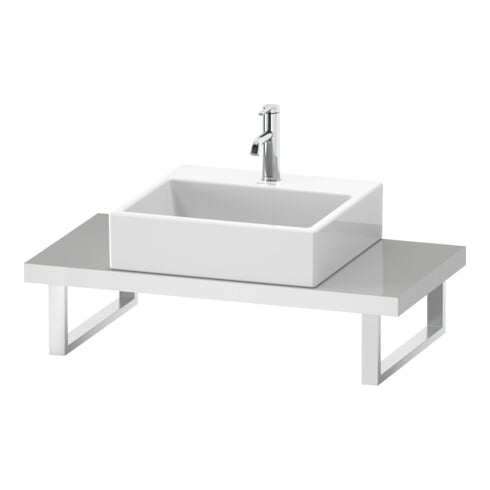 Duravit Console DuraStyle Compact 80-200x48cm, 1 AS, ép. 4,5cm, blanc mat