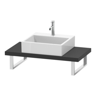 Duravit Console DuraStyle Compact 80-200x48cm, 1 AS, ép. 4,5cm, graphite mat