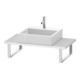 Duravit Console DuraStyle Compact 80-200x48cm, 1 découpe, ép. 3cm, blanc mat-1