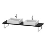 Duravit Console DuraStyle pour AWT, 2 découpes, épaisseur 3 cm, blanc œuf