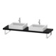 Duravit Console DuraStyle pour AWT, 2 découpes, épaisseur 4,5 cm, blanc œuf-1