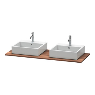 Duravit Console en bois massif XSquare 140x55 cm, Ami. Nb, m 2 trous, B des deux côtés