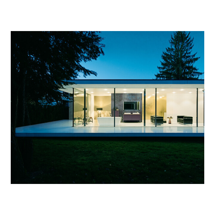 Duravit Console en bois massif XSquare 160x55 cm, Ami. Nb, m 2 ouvertures, B des deux côtés