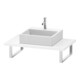 Duravit Console L-Cube 80-200x55 cm, 1 AS, ép. 3 cm, blanc brillant-1