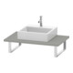 Duravit Console L-Cube 80-200x55 cm, 1 AS, ép. 3 cm, gris béton-1