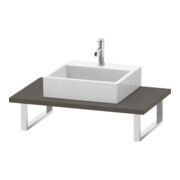 Duravit Console L-Cube 80-200x55 cm, 1 AS, ép. 3 cm, pour Gr s-mat