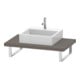 Duravit Console L-Cube 80-200x55 cm, 1 AS, ép. 4,5 cm, bas. ma-1